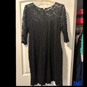 Black Knee-Length Dress